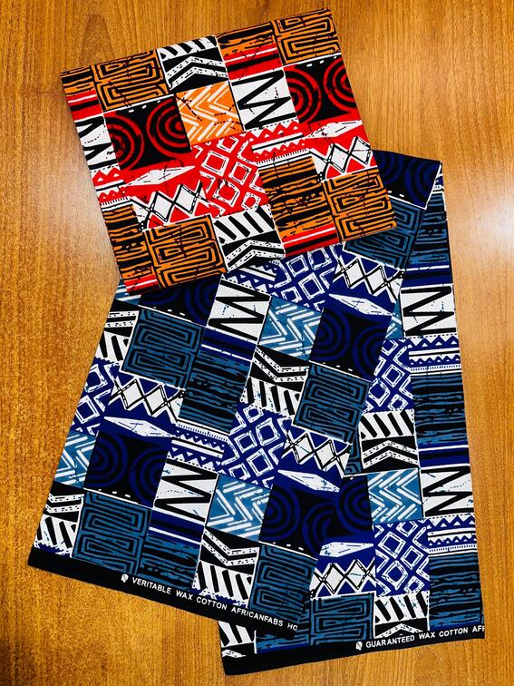 Veritable Wax Cotton Patchwork Style Print